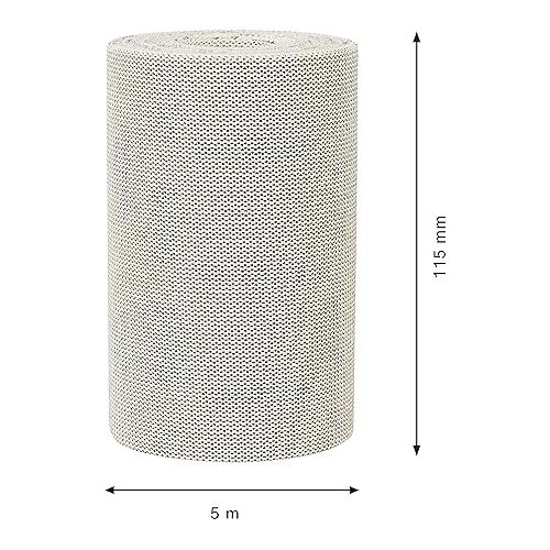  Bosch Professional 1x Expert M480 Sanding Net Roll (for Hardwood, Paint on Wood, Width 115 mm, Length 5 m, Grit 150, Accessories Hand Sanding)