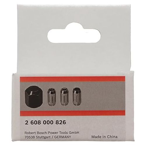  Bosch Professional 1x Collet Set (for GCU 18V-30, Collet Sizes 1/8