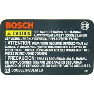 Bosch Parts 2610906874 Label-Caution
