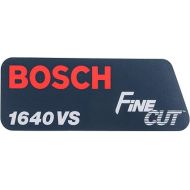 Bosch Parts 2610996448 Label