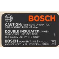 Bosch Parts 1601110916 Label