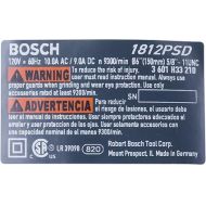 Bosch Parts 1601118D15 Nameplate