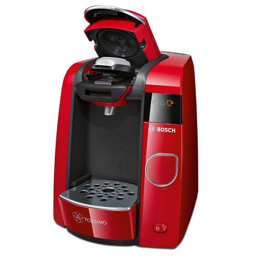  Bosch TAS4504 Tassimo Multi-Getraenke-kaffeeautomatJOY (mit Brita Wasserfilter, Getraenkevielfalt, 1-Knopf-Bedienung), Weiss