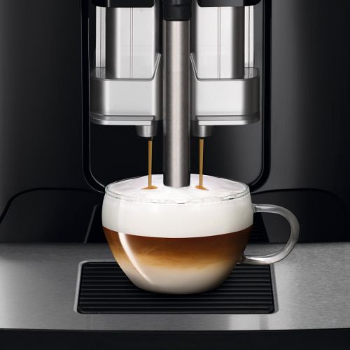  Bosch VeroCup 100 TIS30159DE Kaffeevollautomat (1300 Watt, Keramikmahlwerk, Direktwahltasten) schwarz