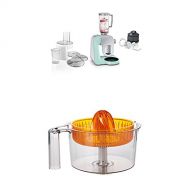 Bosch MUM58020 Kuechenmaschine CreationLine, 1000 W, 3,9 l Edelstahl-Ruehrschuessel, 3D Ruehrsystem, 7 Schaltstufen, turquoise/silber + MUZ5KR1 Kunststoff-Ruehrschuessel fuer Kuechenmaschi