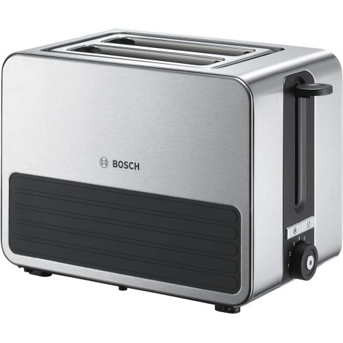  Bosch TWK7S05 Wasserkocher, Schwarz, Grau & TAT7S25 Toaster