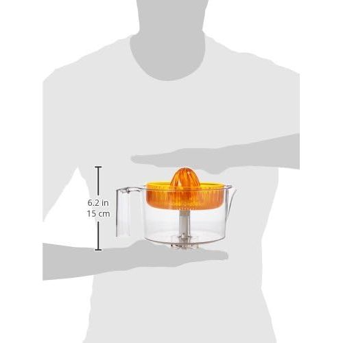  Bosch MUZ5ZP1 Zitruspresse transparent mit orangem Presskegel
