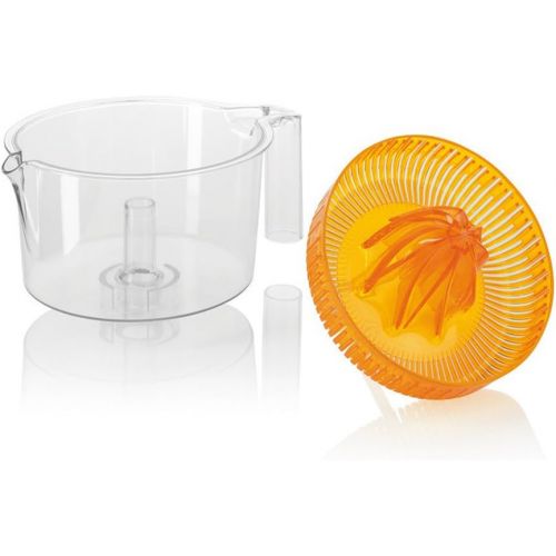  Bosch MUZ5ZP1 Zitruspresse transparent mit orangem Presskegel