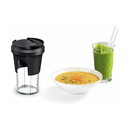  Bosch MUZ9TM1 Lifestyle Set TastyMoments, 5-in-1 Multi-Zerkleinerer-Set (Mixen, Mahlen, Hacken, Aufbewahren, ToGo-Loesung) fuer Kuechenmaschinen OptiMUM