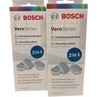 2x Bosch VeroSeries TCZ8002 Entkalkungstabletten 2in1 fuer Kaffeevollautomaten