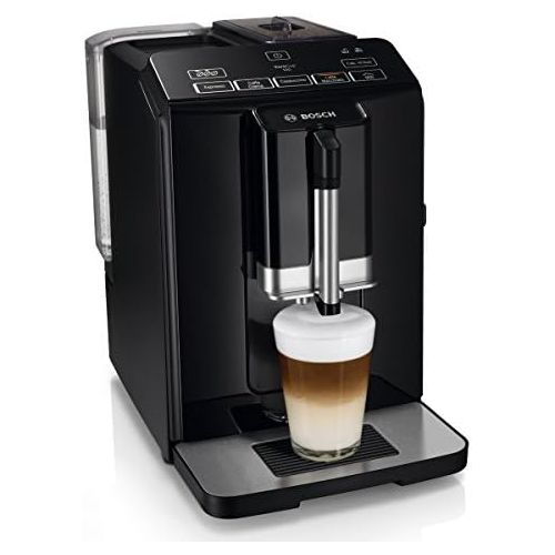  Bosch VeroCup 100 TIS30159DE Kaffeevollautomat (1300 Watt, Keramikmahlwerk, Direktwahltasten) schwarz