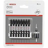 Bosch Professional 2608522345 9-Piece Double Screwdriver Set (Impact Control, T/PZ/PH/SL Bits and Magnetic Sleeve Length: 65 mm, Pick and Click)
