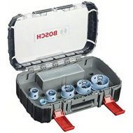 Bosch Professional 9 pcs. Hole Saw Special for Sheet Metal Set (for Electricians, Ø 20-64 mm, Accessory Drill)