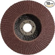 Bosch 2608603655 K120 Angulated Flap Disc for Metal, 0 V, Black/Red, 115 mm