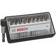 Bosch 2607002567 25 mm Extra Hard Robust Line Screwdriver Set Plus a Magnetic Holder (18-Piece)