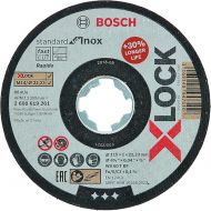 Bosch Professional Straight Cutting Disc Standard (for INOX, X-Lock, Diameter 115 mm, Bore Diameter: 22.23 mm, Thickness: 1 mm)