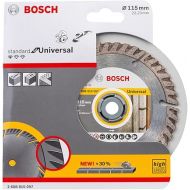 Bosch Professional 1x Standard for Universal Diamond Cutting Disc (for Concrete, Reinforced concrete, Ø 115x22.23 mm, Accessory Small Angle Grinder)