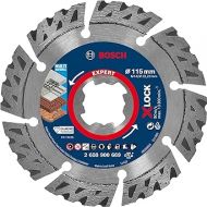 Bosch Professional 1x Expert MultiMaterial X-LOCK Diamond Cutting Disc (for Concrete, Ø 115 mm, Accessories Small Angle Grinder)