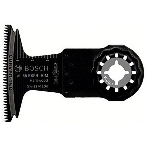  Bosch Accessories Professional 2608662032 Plunge Saw Blade Hardwood for Multitool Starlock (1 Piece, AII 65 BSPB), Black