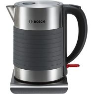 Bosch Hausgerate Bosch TWK7S05 kabelloser Wasserkocher (Abschaltautomatik, UEberhitzungsschutz, Dampfstopp-Automatik, einfache Reinigung, 2.200 Watt) schwarz/grau