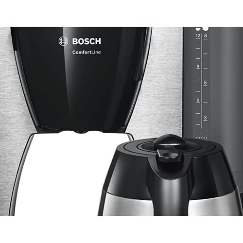  Bosch TKA6A683 Kaffeemaschine ComfortLine, Thermokanne, 1200 W, edelstahl/schwarz