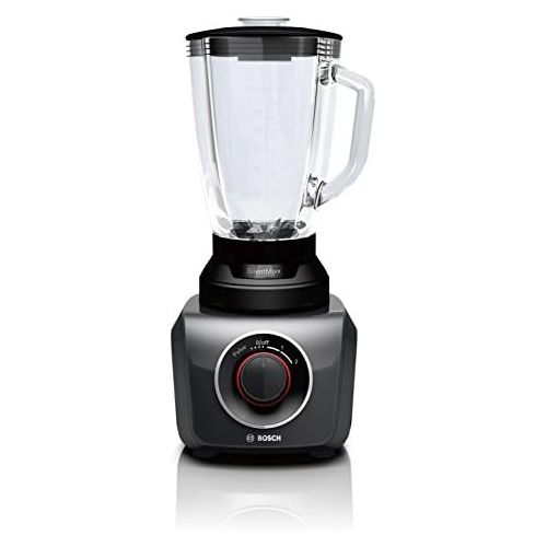  Bosch Hausgerate Bosch MMB42G0B Standmixer SilentMixx 700 W, ThermoSafe Glas, Edelstahl-Messer, schwarz