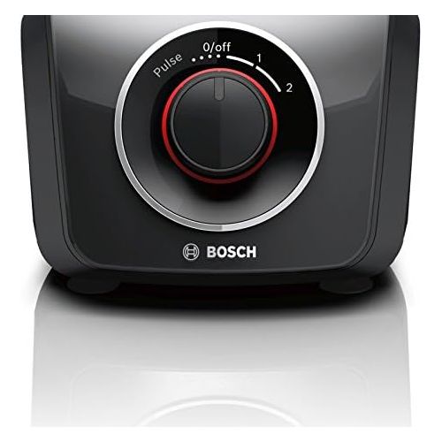  Bosch Hausgerate Bosch MMB42G0B Standmixer SilentMixx 700 W, ThermoSafe Glas, Edelstahl-Messer, schwarz