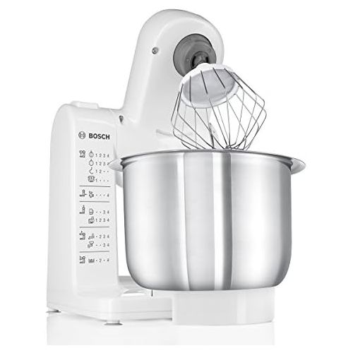  Bosch MUM4407 Kuechenmaschine MUM4 (3.9 Liter) weiss