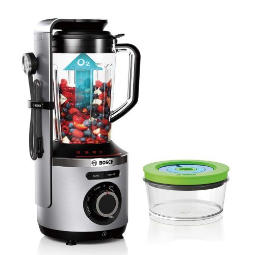  Bosch Hausgerate Bosch MMBV622M VitaMaxx Vakuum-Standmixer (starke Mixleistung, Automatik-Funktion Vakuum+Mixen, Eis-Crusher, Vakuum-Frischhaltedose, 1.000 Watt) silber