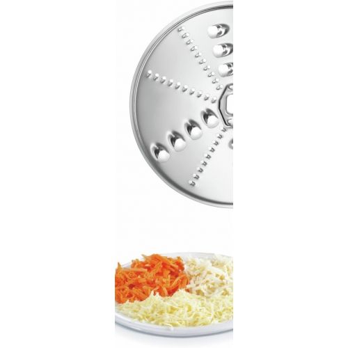  Bosch Hausgerate Bosch MUZ5VL1 Lifestyle Set VeggieLove mit Durchlaufschnitzler inklusive 3 Scheiben mit Asia-Gemuese-Scheibe und Kartoffelpuffer-Roesti-Scheibe fuer Kuechenmaschinen MUM5