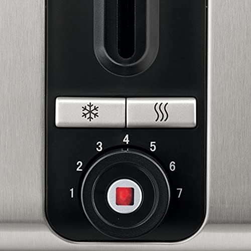  Bosch Hausgerate Bosch TAT7S25 Kompakt-Toaster (Abschaltautomatik, gleichmassiges Roesten, Auftaufunktion, Aufknusperfunktion, 1.050 Watt) schwarz/grau