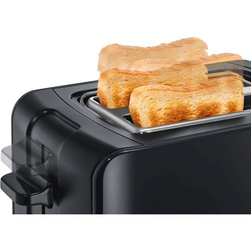  Bosch Hausgerate Bosch TAT6A113 Kompakt-Toaster ComfortLine, automatische Brotzentrierung, Auftaufunktion, 1090 W, schwarz