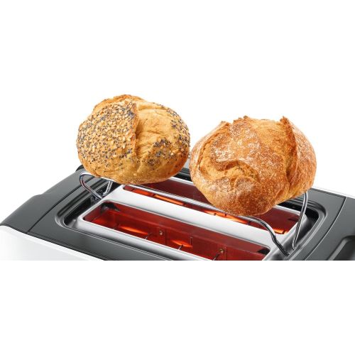  Bosch Hausgerate TAT6A111 Toaster, Kunststoff, Graubraun, Weiss