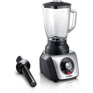 Bosch MMB66G5MDE Standmixer SilentMixx Pro, ThermoSafe Glas, 3 Automatikprogramme, Kunststoff, Schwarz/edelstahl Gebuerstet