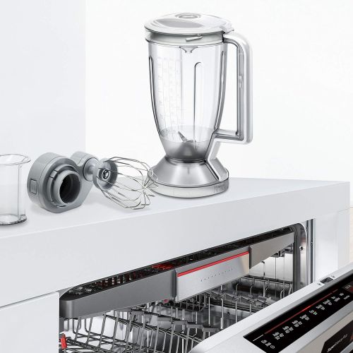  Bosch MC812W501 MultiTalent Kompakt-Kuechenmaschine, 1000 W, XXL-Ruehrschuessel 3.9 l, weiss/weiss