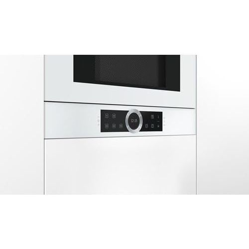  Bosch BFR634GW1 Serie 8 Mikrowellen, Einbau / 500 kWh/Jahr / 900 W / 21 L / Edelstahl