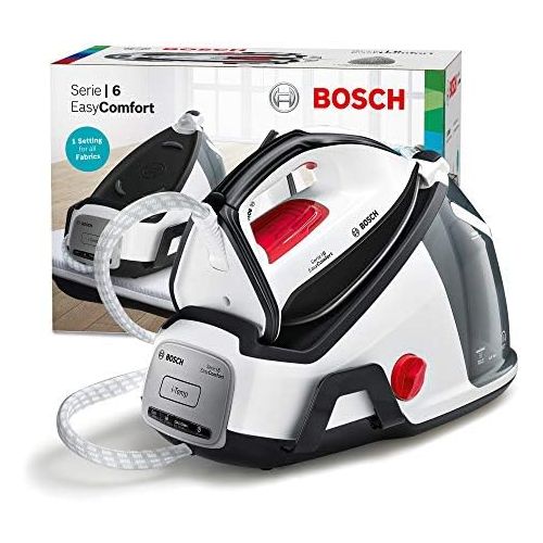  Bosch TDS6540 EasyComfort Dampfstation, 2400 W, 6,5 bar Dampfdruck, 450g Dampfstoss, Abschaltautomatik, weiss/schwarz