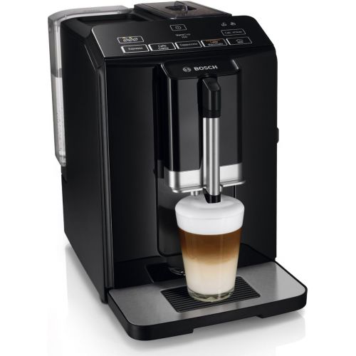  Bosch VeroCup 100 TIS30159DE Kaffeevollautomat (1300 Watt, Keramikmahlwerk, Direktwahltasten) schwarz