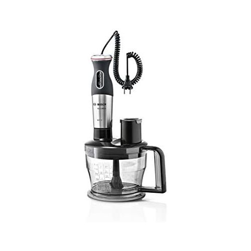  Bosch Hausgerate Bosch MaxoMixx MSM88190 Stabmixer-Set (800 W, gebuerstet) schwarz/edelstahl