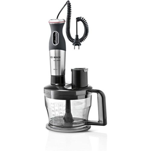  Bosch Hausgerate Bosch MaxoMixx MSM88190 Stabmixer-Set (800 W, gebuerstet) schwarz/edelstahl