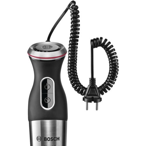  Bosch Hausgerate Bosch MaxoMixx MSM88190 Stabmixer-Set (800 W, gebuerstet) schwarz/edelstahl