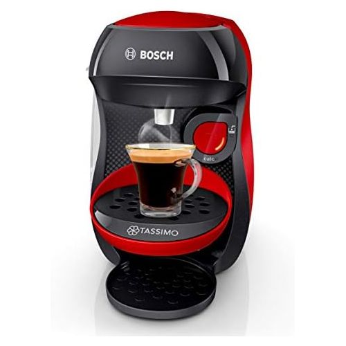  Bosch Hausgerate Bosch TAS1003 Tassimo Happy Kapselmaschine (ueber 70 Getranke, vollautomatisch, geeignet fuer alle Tassen, einfache Zubereitung, 1.400 Watt) rot