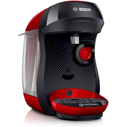  Bosch Hausgerate Bosch TAS1003 Tassimo Happy Kapselmaschine (ueber 70 Getranke, vollautomatisch, geeignet fuer alle Tassen, einfache Zubereitung, 1.400 Watt) rot