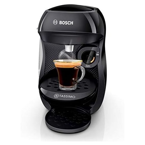  Bosch Hausgerate Bosch TAS1002 Tassimo Happy Kapselmaschine (ueber 70 Getranke, vollautomatisch, geeignet fuer alle Tassen, einfache Zubereitung, 1.400 Watt) schwarz