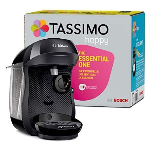  Bosch Hausgerate Bosch TAS1002 Tassimo Happy Kapselmaschine (ueber 70 Getranke, vollautomatisch, geeignet fuer alle Tassen, einfache Zubereitung, 1.400 Watt) schwarz