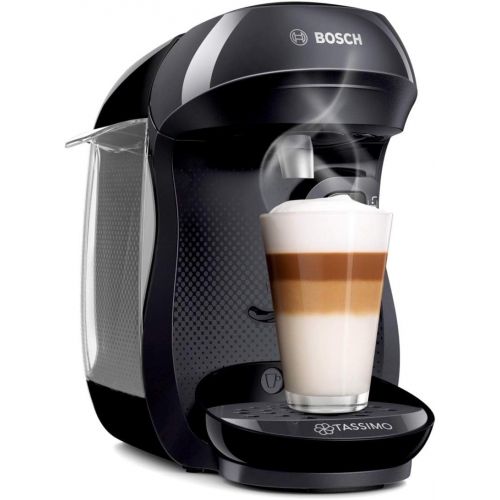  Bosch Hausgerate Bosch TAS1002 Tassimo Happy Kapselmaschine (ueber 70 Getranke, vollautomatisch, geeignet fuer alle Tassen, einfache Zubereitung, 1.400 Watt) schwarz