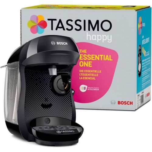  Bosch Hausgerate Bosch TAS1002 Tassimo Happy Kapselmaschine (ueber 70 Getranke, vollautomatisch, geeignet fuer alle Tassen, einfache Zubereitung, 1.400 Watt) schwarz