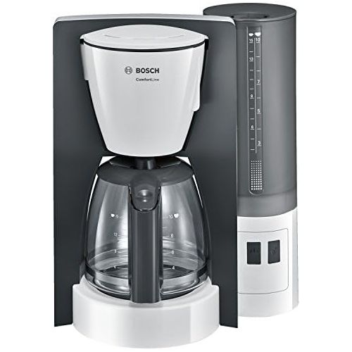  Bosch Hausgerate Bosch TKA6A041 Kaffeemaschine ComfortLine, Aromaschutz-Glaskanne, automatisch Endabschaltung wahlbar in 20/40/60 minuten, 1200 W, weiss / dunkelgrau