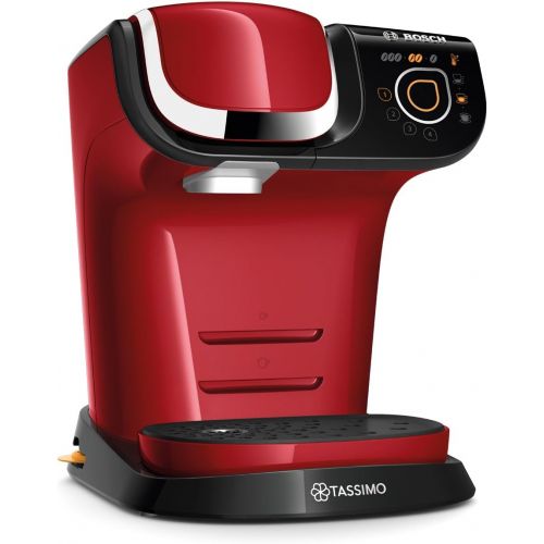  Bosch Hausgerate Bosch TAS6003 Tassimo My Way Kapselmaschine (1500 Watt, ueber 40 Getranke, vollautomatisch, individuelle Getrankeherstellung, Behalter 1,3 L) rot