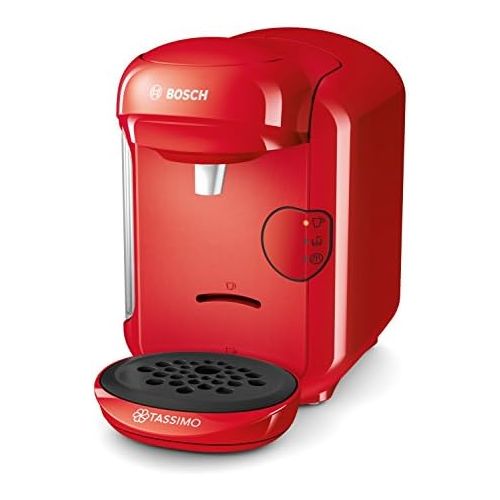  Bosch Hausgerate Bosch TAS1403 Tassimo Vivy 2 Kapselmaschine (1300 Watt, ueber 40 Getranke, vollautomatisch, einfache Zubereitung, platzsparend, Behalter 0,7 L) rot